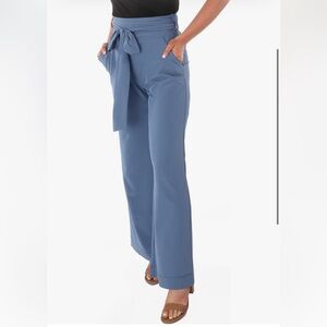 Soybu NWT Executive wide leg pant with sash for
Tying in blue horizon size M